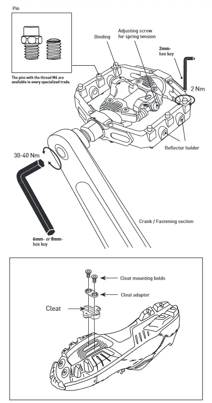 CUBE CUE290918 All Mountain SPD Flat Pedals
