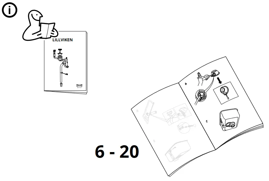 IKEA BOHOLMEN Single Bowl Top Mount Sink - Figer 12