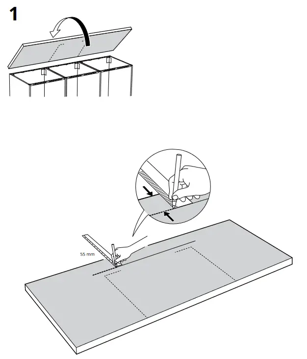 IKEA BOHOLMEN Single Bowl Top Mount Sink - Figer 4