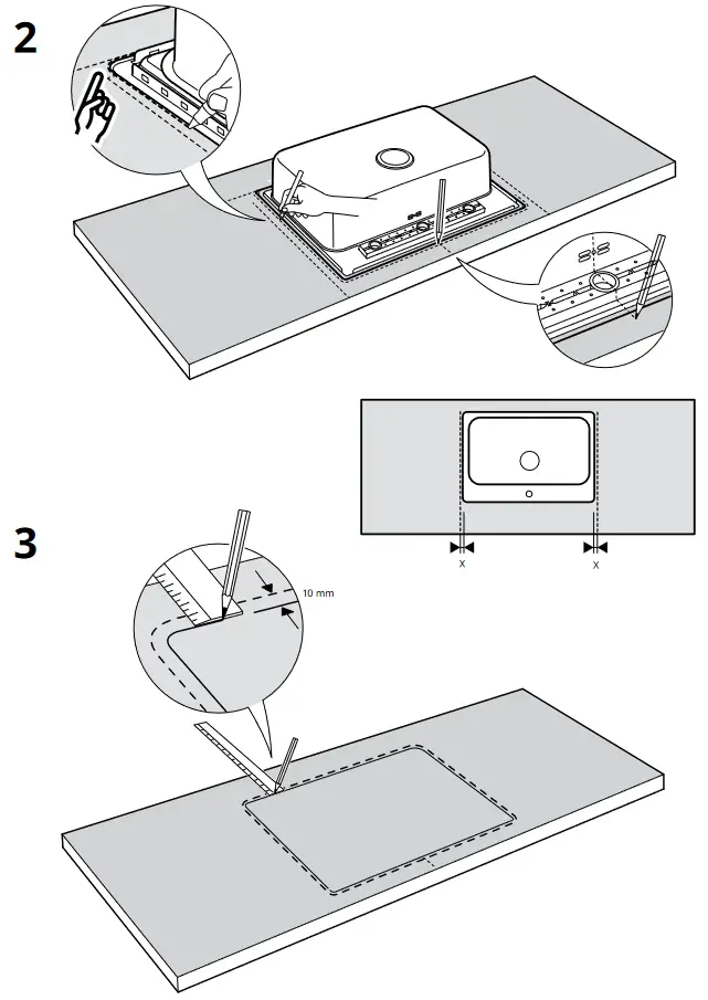 IKEA BOHOLMEN Single Bowl Top Mount Sink - Figer 5