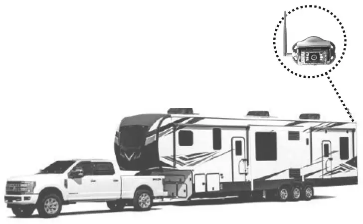 Haloview BT12 10.2 Inch 1080P Carplay Monitor - Camera installation