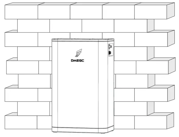 DMEGC L02 48100 Lithium-Ion Battery - proper position