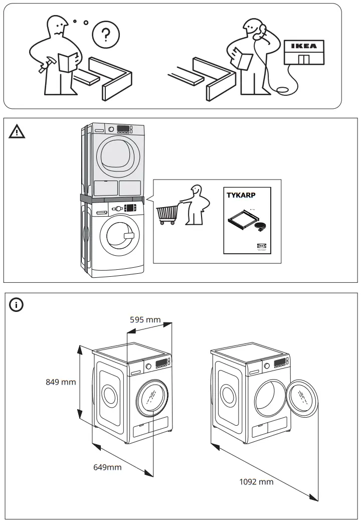 IKEA UDDARP 405.237.66 Washing Machine - figure 1