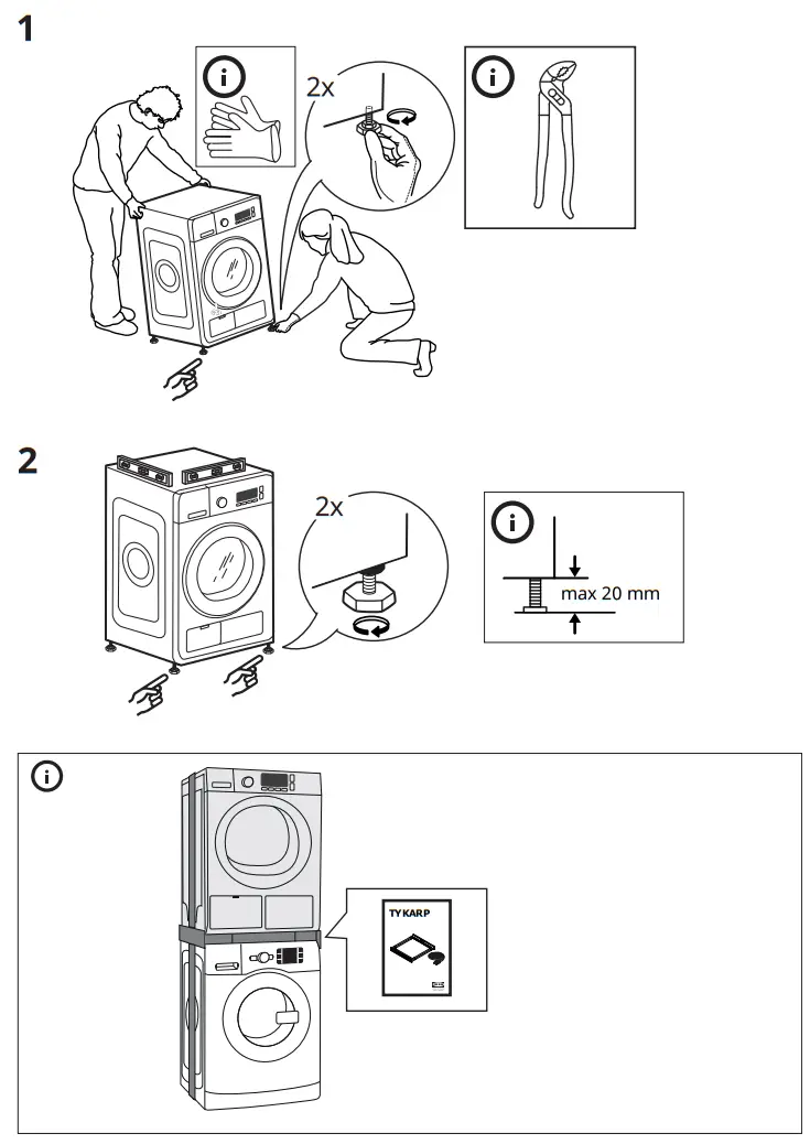 IKEA UDDARP 405.237.66 Washing Machine - figure 3