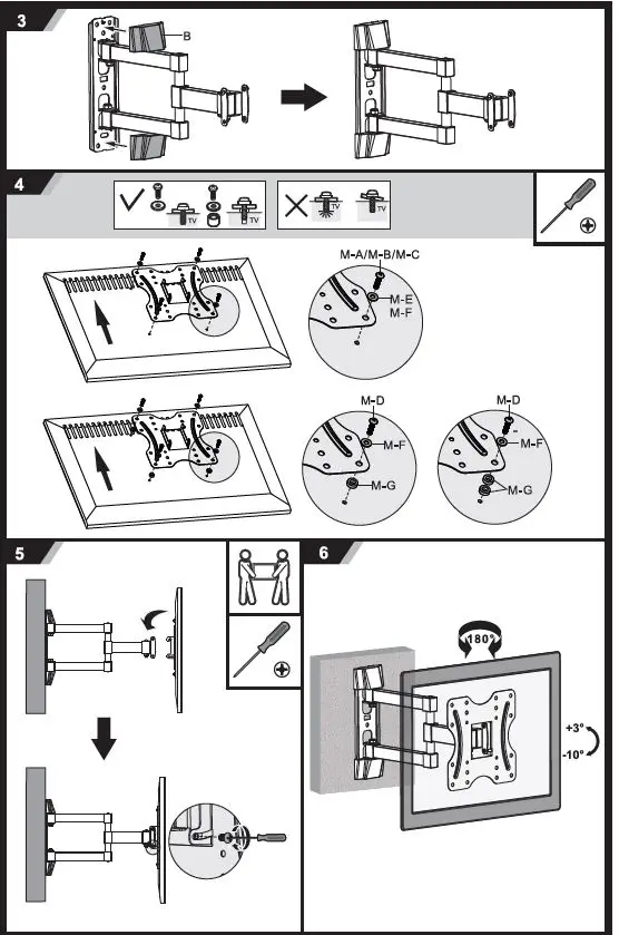 gembird-WM-42ST-02-TV-Wall-Mount-fig-3