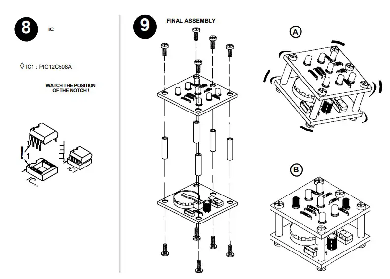 velleman WSG150 LED Assembly Kit - FINAL ASSEMBLY