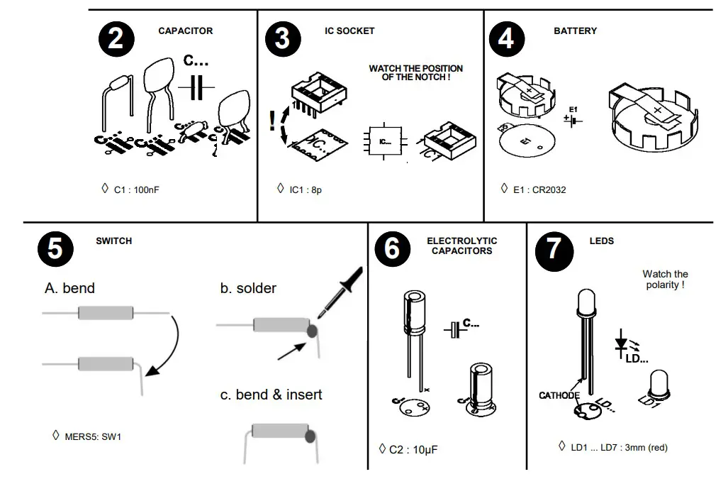 velleman WSG150 LED Assembly Kit - Soldering 1