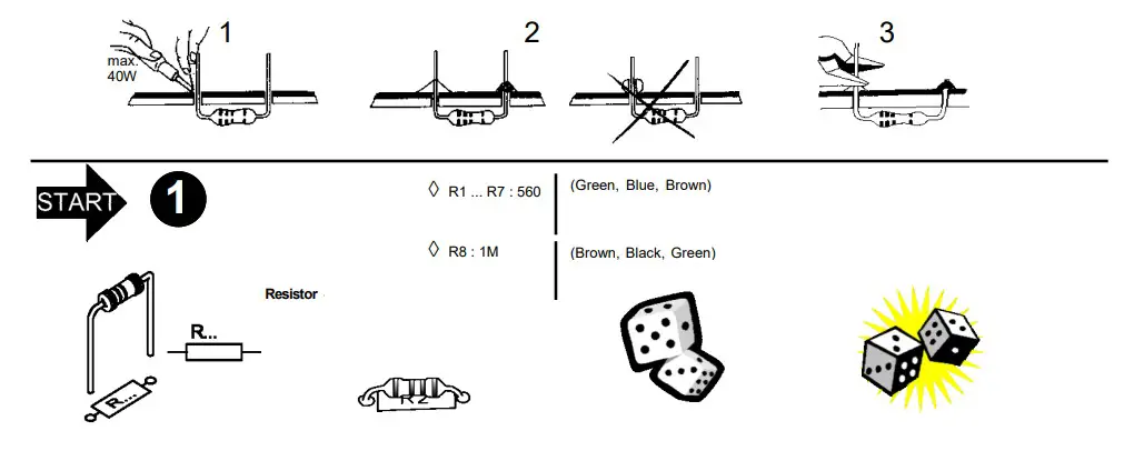 velleman WSG150 LED Assembly Kit - Soldering