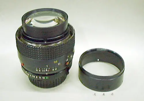 MINOLTA MC 85mm f1 7 Lens Disassembly Tutorial - Things to prepare 3