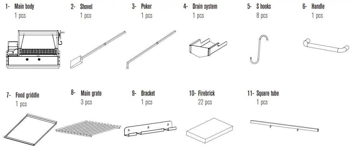 TAGWOOD-BBQ-BBQ05SS-Built-In-Charcoal-Grill-fig-3