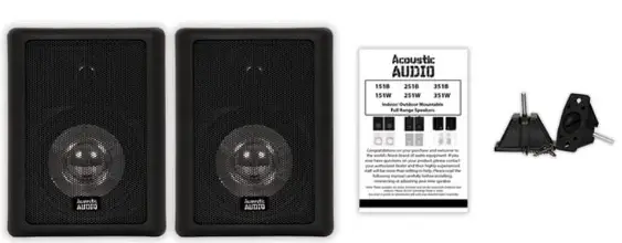 Acoustic Audio 151B Indoor Outdoor 2 Way Speakers-fig-2