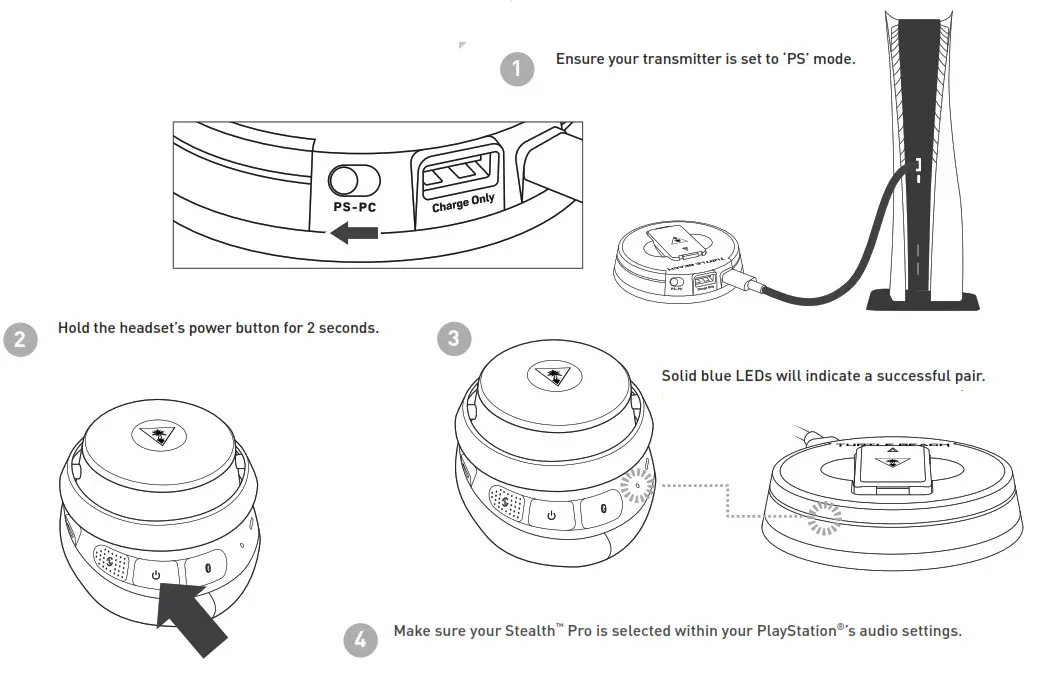 TURTLE BEACH Stealth Pro Wireless Headset for PlayStation - fig15