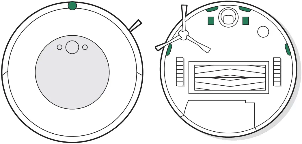 iRobot RVD Y1 i5 Robot Vacuum - CleanBase