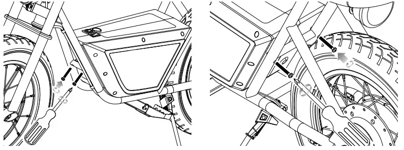 Razor rambler16 Electric Mini Bike - Replacing the Battery 6