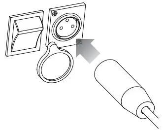 Razor rambler16 Electric Mini Bike - power switch