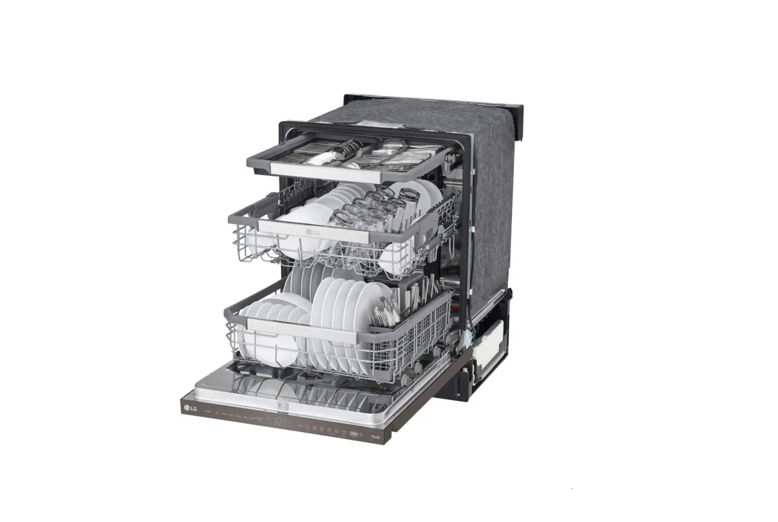 Lg Ldps6762d Printproof Black Stainless Steel Top Control Smart Dishwasher Instruction Manual