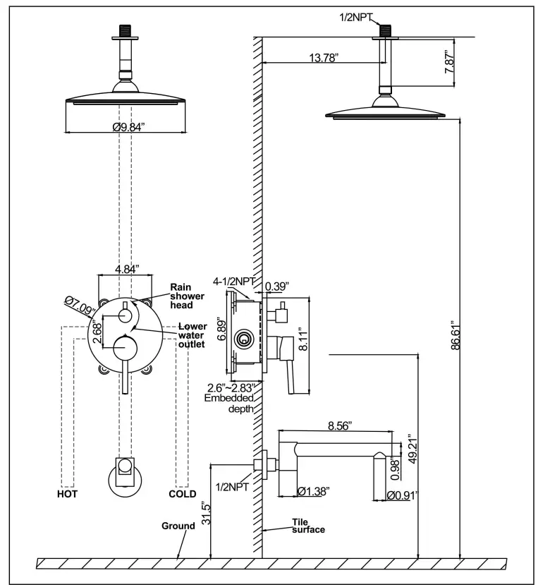 Installation Dimension