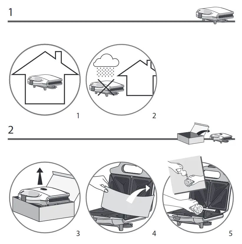 Tefal SM-159830 Sandwich Make -Figer 2