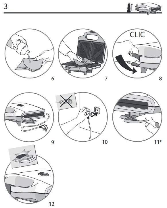 Tefal SM-159830 Sandwich Make -Figer 3