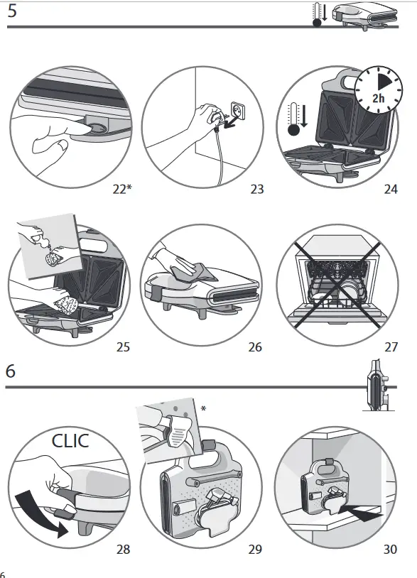 Tefal SM-159830 Sandwich Make -Figer 5