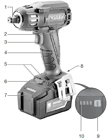 metabo SSW 18 LTX 1750 BL Cordless 02