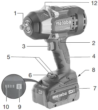 metabo SSW 18 LTX 1750 BL Cordless 03