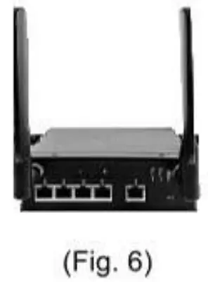 atop Technologies AWR5805 AWR5805P Industrial Wireless Router - Antena