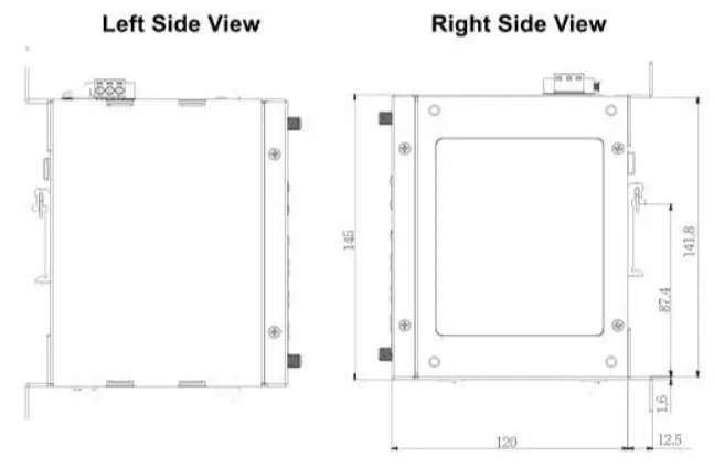 atop Technologies AWR5805 AWR5805P Industrial Wireless Router - View