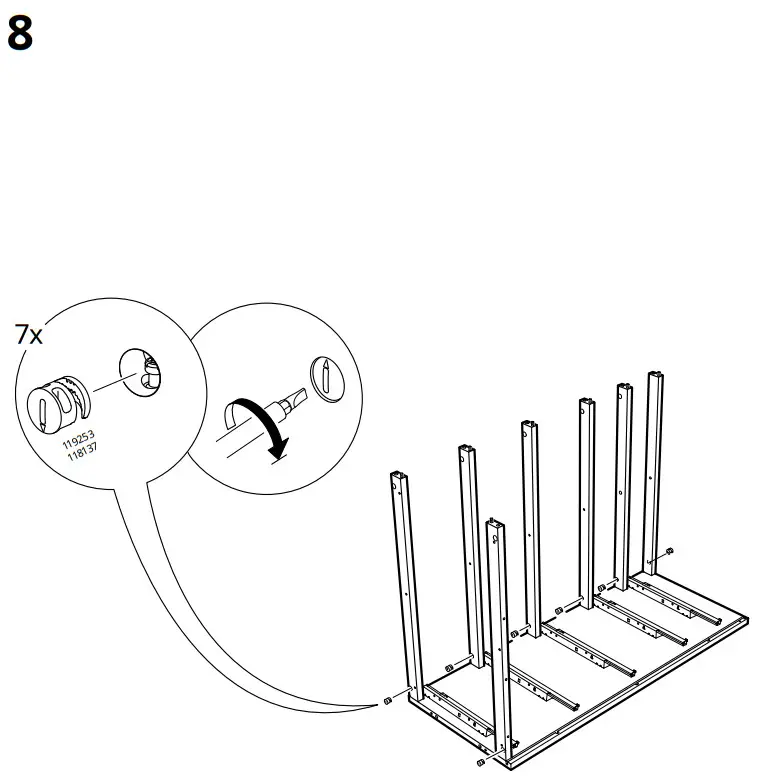 IKEA 404.586.95 IDANÄS 6 Drawer Chest - Figure 10