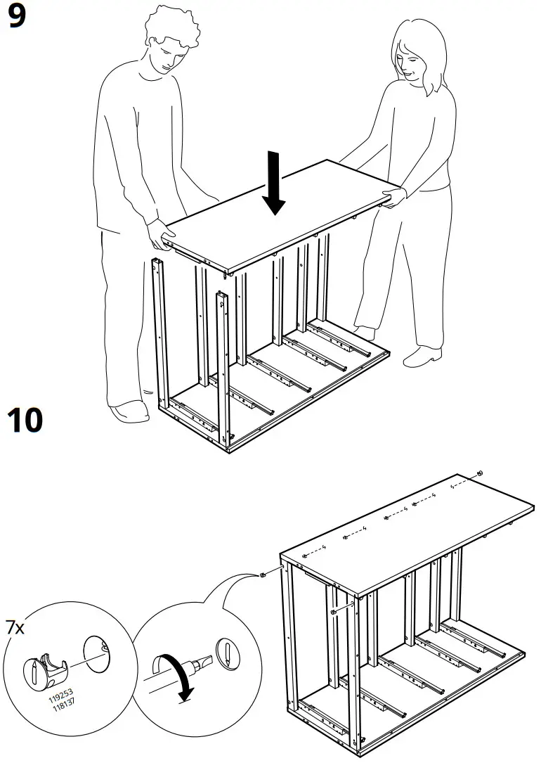 IKEA 404.586.95 IDANÄS 6 Drawer Chest - Figure 11