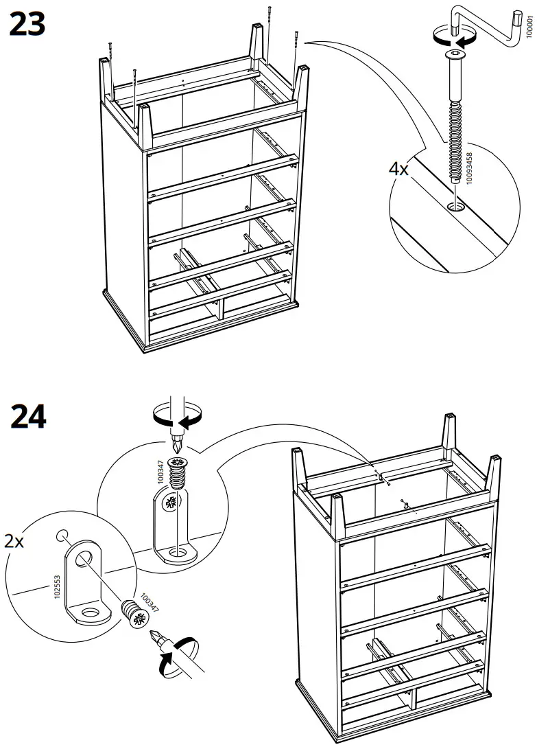 IKEA 404.586.95 IDANÄS 6 Drawer Chest - Figure 19