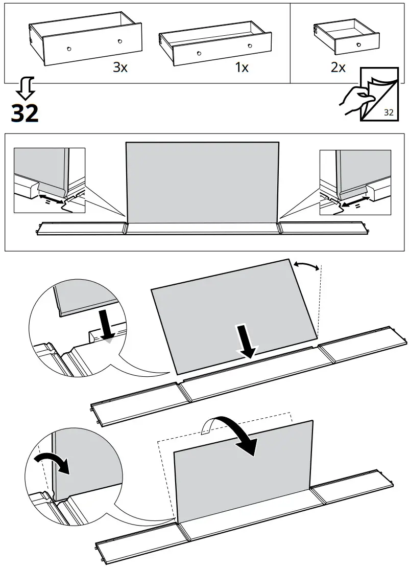 IKEA 404.586.95 IDANÄS 6 Drawer Chest - Figure 26