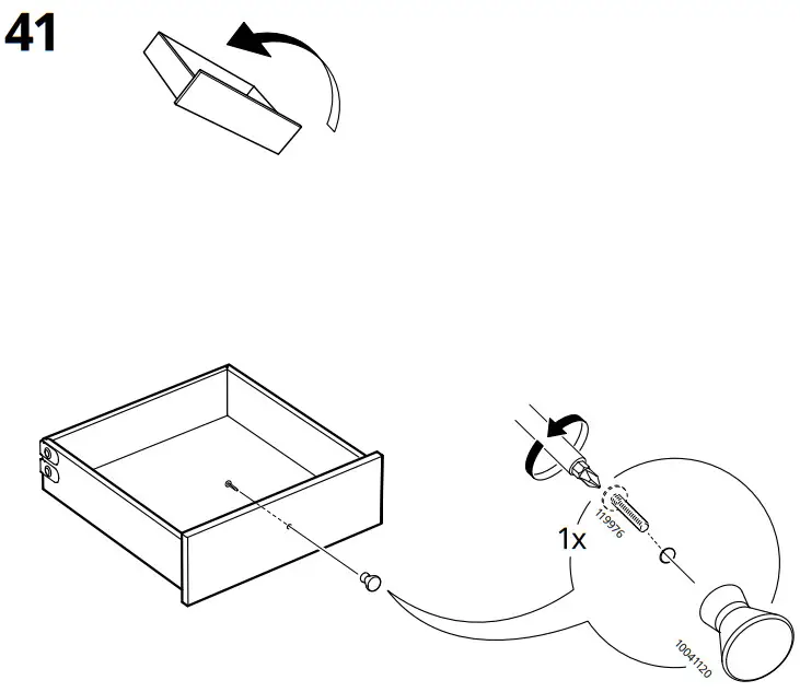 IKEA 404.586.95 IDANÄS 6 Drawer Chest - Figure 31