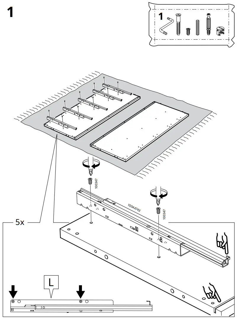 IKEA 404.586.95 IDANÄS 6 Drawer Chest - Figure 5
