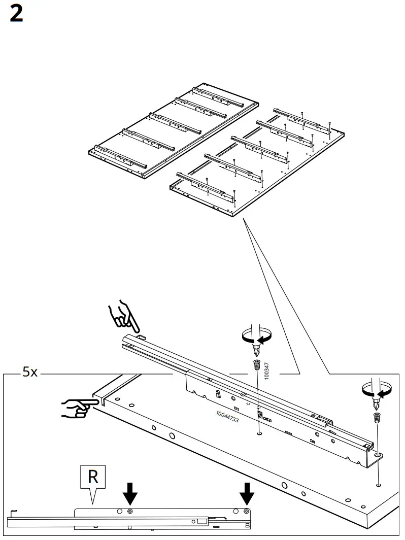 IKEA 404.586.95 IDANÄS 6 Drawer Chest - Figure 6
