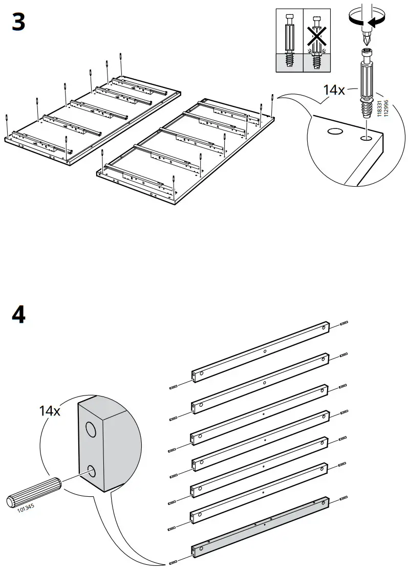 IKEA 404.586.95 IDANÄS 6 Drawer Chest - Figure 7