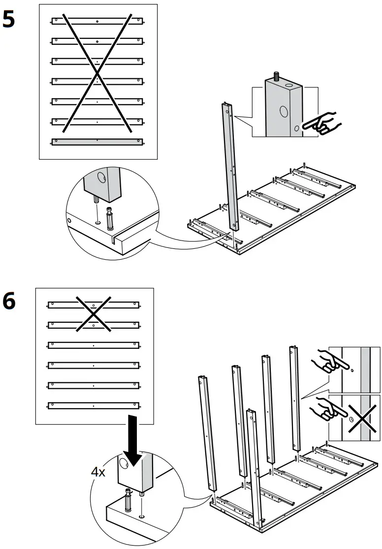 IKEA 404.586.95 IDANÄS 6 Drawer Chest - Figure 8