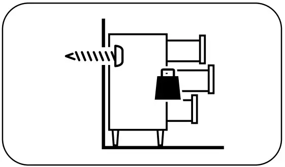 IKEA 404.586.95 IDANÄS 6 Drawer Chest - screw