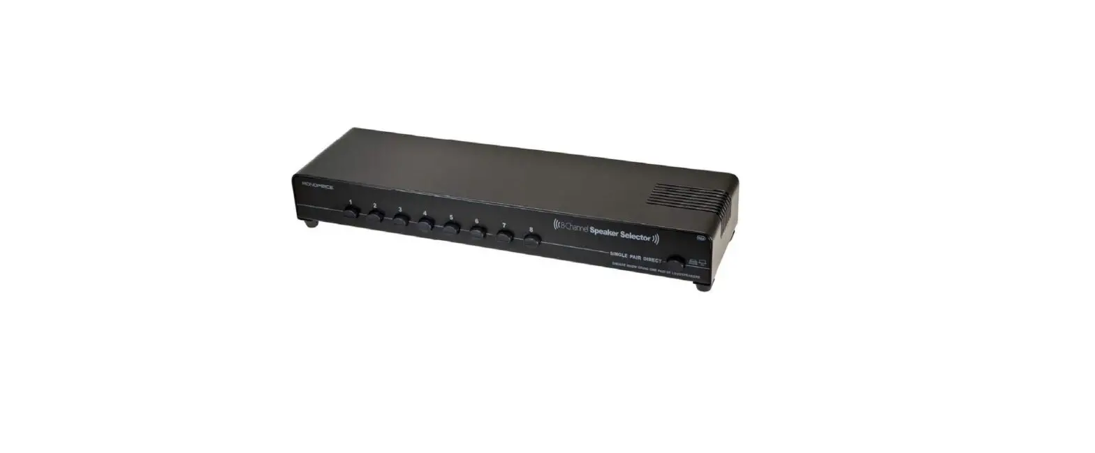 Monoprice 108230 8-channel Speaker Selector User Manual