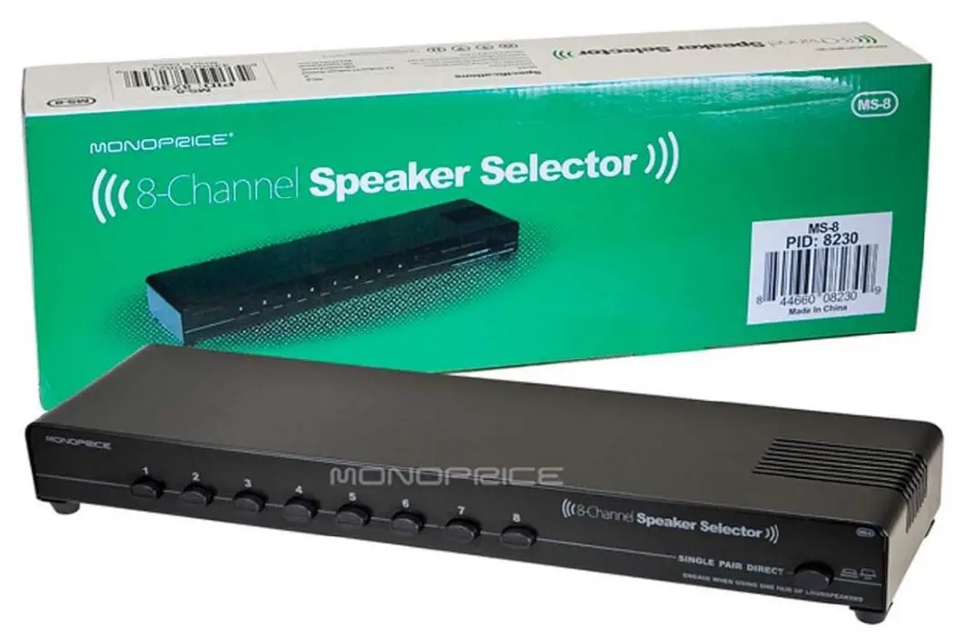 Monoprice 108230 8-Channel Speaker Selector-fig-1
