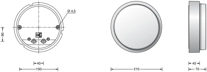 BEGA 50536.2 Indoor Ceiling and Wall Luminaire a0