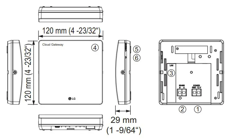 LG PWFMDB200 Cloud WiFi Gateway - Product composition 1