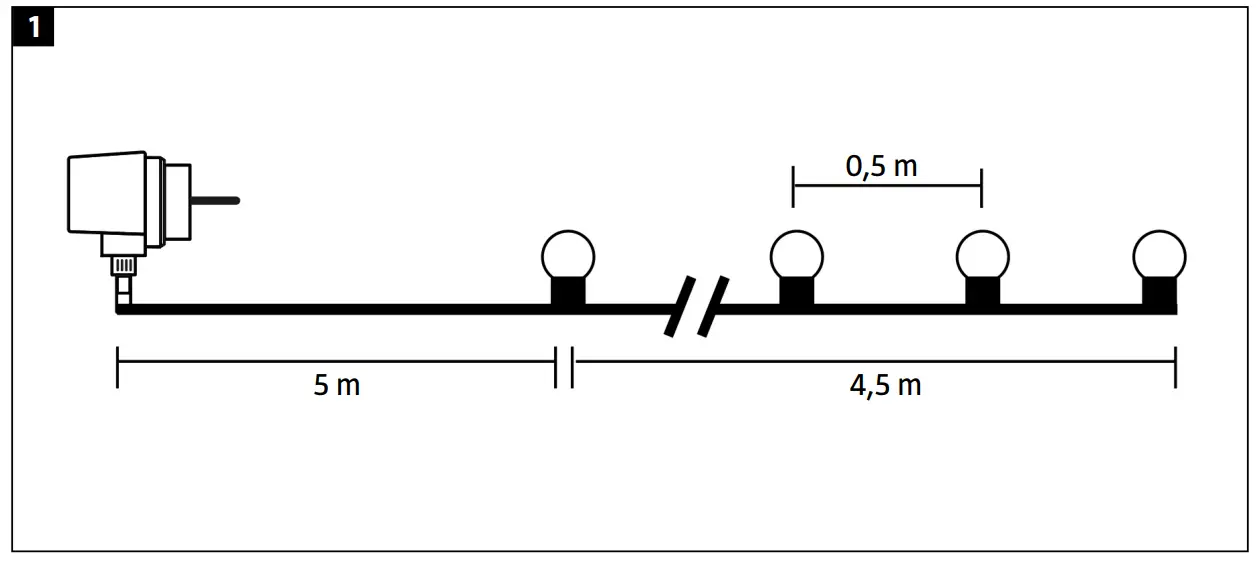 anslut 018972 Decorative LED Party Lights - fig1