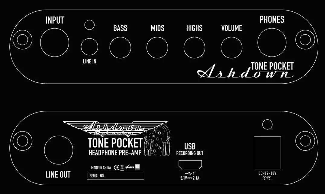 Ashdown Engineering Tone Pocket V2.0 Bluetooth Amplifier User Manual - Others Product