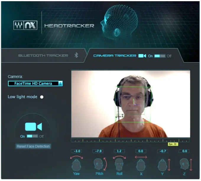 WAVES Nx Germano Studios - Camera Tracker Tab