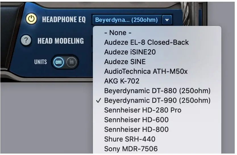 WAVES Nx Germano Studios - Selecting a Headphone