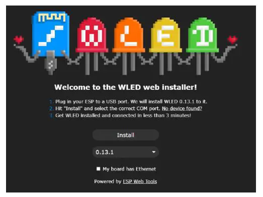 Lolin Wemos D1 WIFI Development Board - Use the latest version (present in the choice window) and click on 'Install'