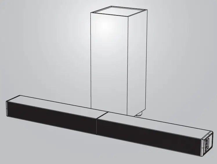 SA103S 2.1 CH 3D Soundbar with Subwoofer