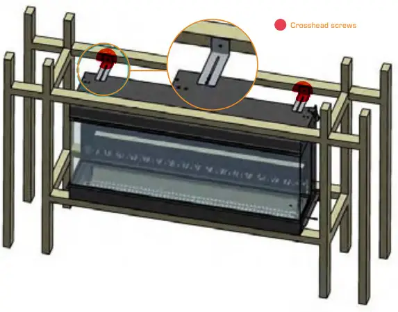 NEW FOREST 1900 Electric Fire - Crosshead screws 4