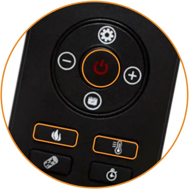 NEW FOREST 1900 Electric Fire - REMOTE CONTROL 1